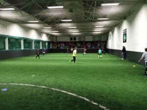 thornhill AFC u13s indoor training